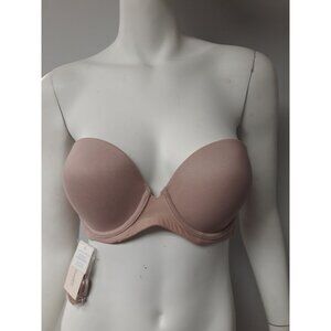 On Gossamer Strapless Bra Pink Size 36 B NEW WITH TAGS!